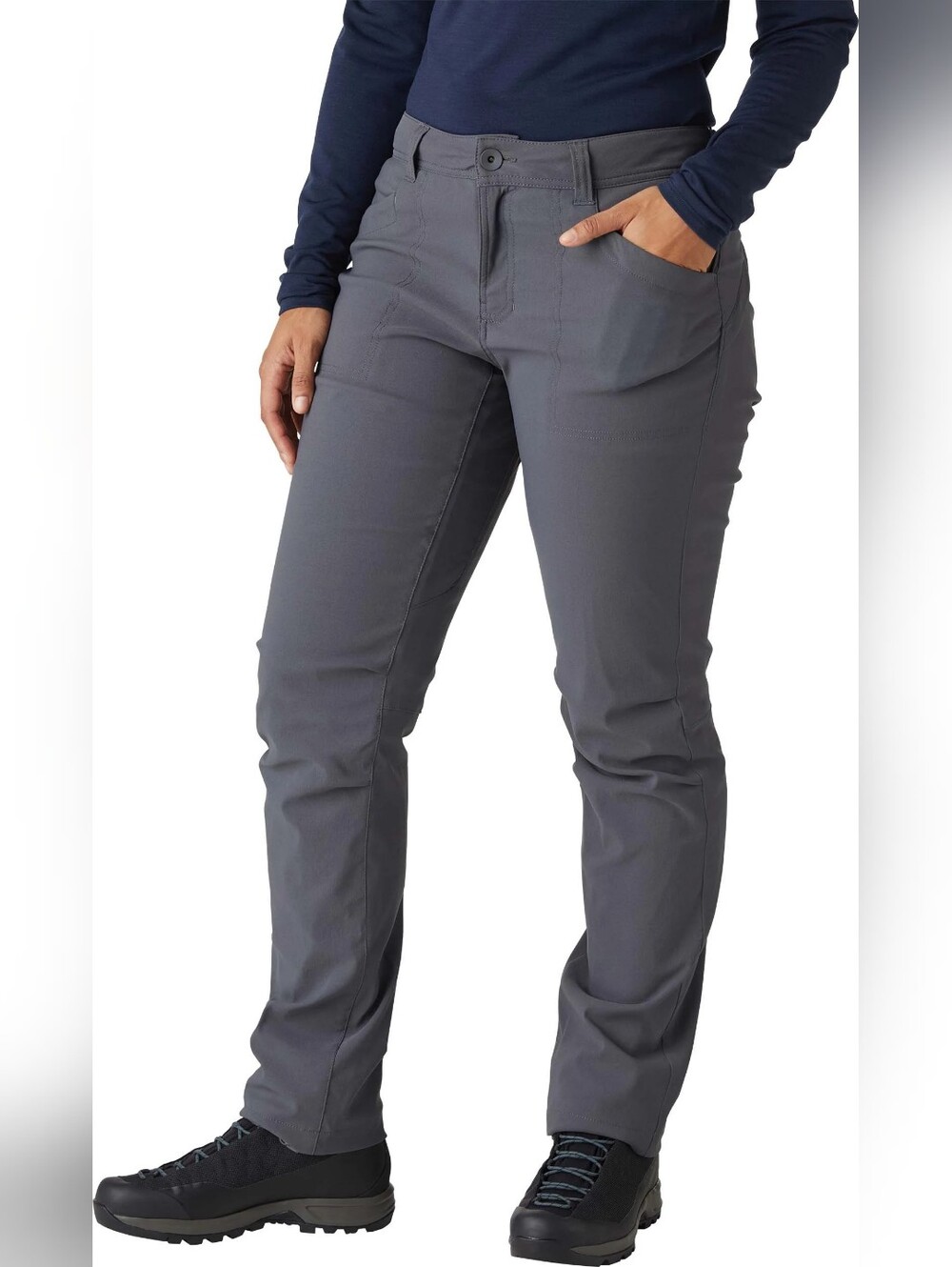 MEC Terrena Stretch Pants Size 10 Grey Outdoor Mountain Equipment Co-op
